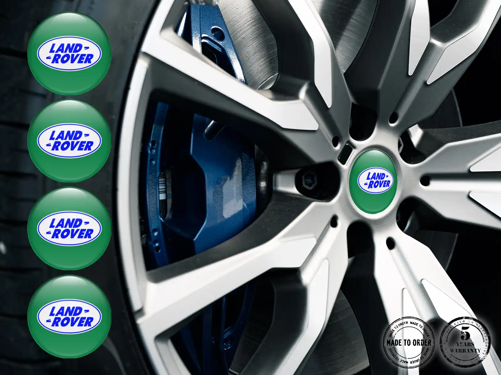 Land Rover Pegatinas de Aro para Autos Emblemas de Alta Calidad